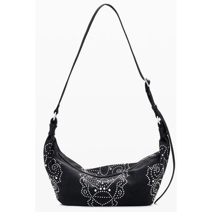 Desigual Nero Poliuretano Women Handbag