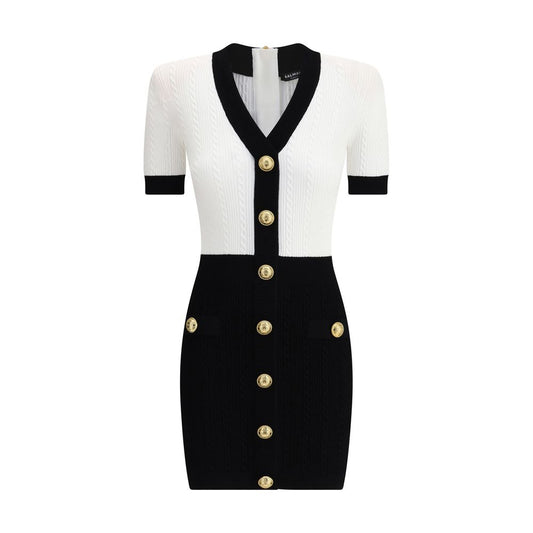 Balmain Multicolor Viscose Casual Dress