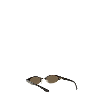 Alexander McQueen Brown Acetate Sunglasses