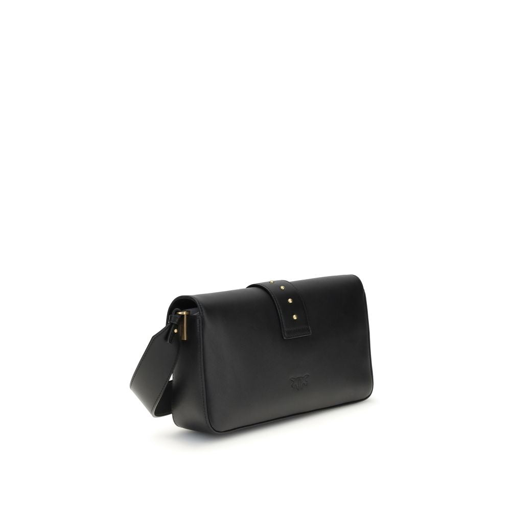 PINKO Black Calf Leather Bos Taurus Wallet
