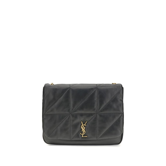 Saint Laurent Black Lamb Ovis Aries Aries Shoulder Bag