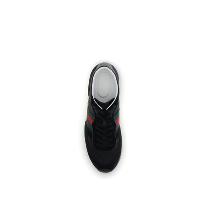 Gucci Black Polyamide Athletic Sneakers