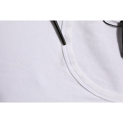 Dolce & Gabbana White Sleeveless Round Neck Tank Top T-shirt