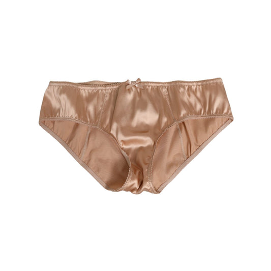 Dolce & Gabbana Beige Silk Satin Floral Lace Panty Brief Underwear 1728,67345645728,7% Elastane,Beige,Clothing,Dolce & Gabbana,IT1 | XS,IT2 | S,IT3 | M,Material: 93% Silk,New with tags,Panties - Underwear - Clothing,Underwear - Clothing,Women