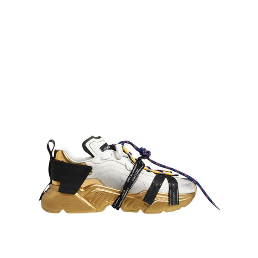 Dolce & Gabbana Multicolor Daymaster Low Top Sneakers Shoes 1728,67345645728,Chunky - Sneakers - Shoes,Dolce & Gabbana,EU40.5/US7.5,EU40/US7,EU41.5/US8.5,EU41/US8,EU42.5/US9.5,EU42/US9,EU43/US10,Low Tops - Sneakers - Shoes,Material: 07%PL+07%PU+05%TU+11%V