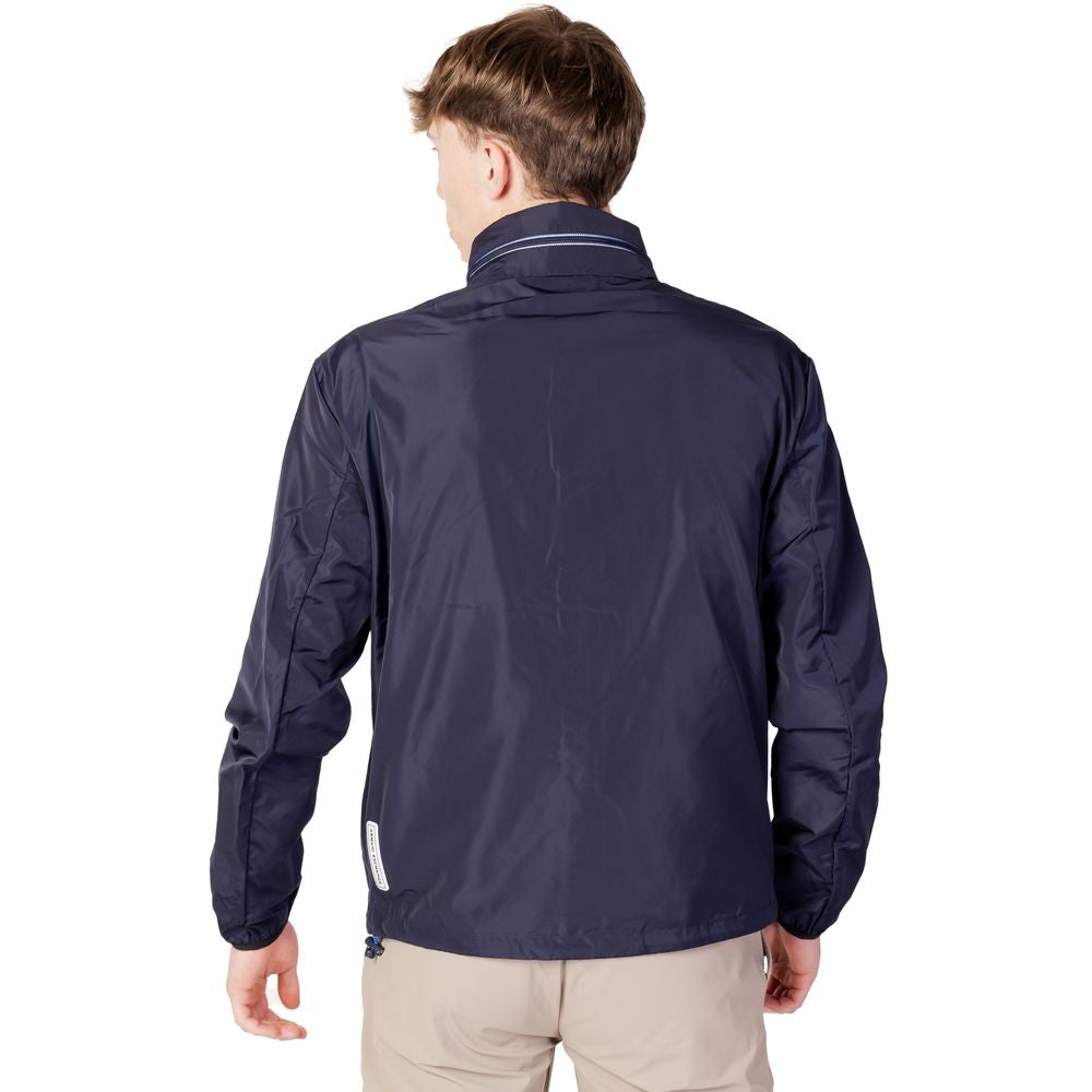 Armani Exchange Blue Polyester Shell Jacket 1728,71956299936,Armani Exchange,Blue,Clothing,IT46 | M,IT48 | L,IT54 | XXL,Jackets & Coats - Clothing,Men,New with tags,Shell Jackets - Jackets & Coats - Clothing