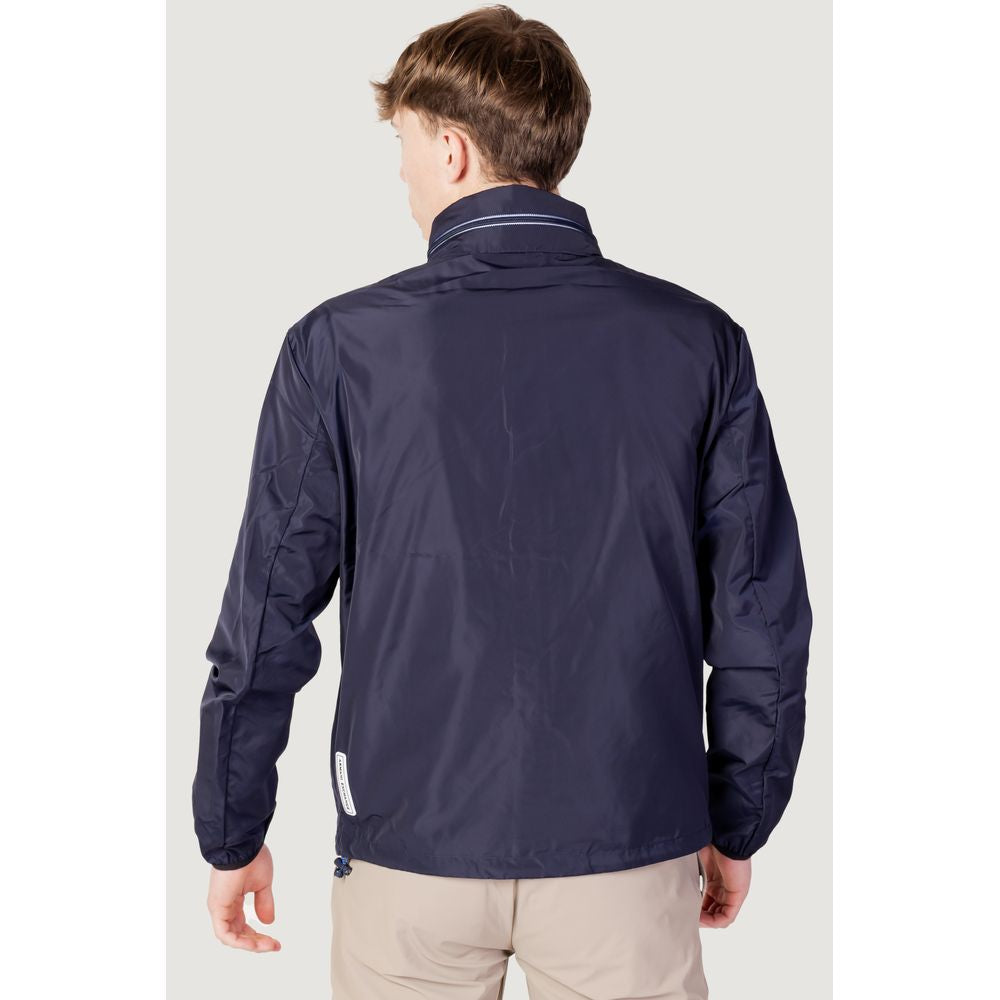 Armani Exchange Blue Polyester Shell Jacket 1728,71956299936,Armani Exchange,Blue,Clothing,IT46 | M,IT48 | L,IT54 | XXL,Jackets & Coats - Clothing,Men,New with tags,Shell Jackets - Jackets & Coats - Clothing