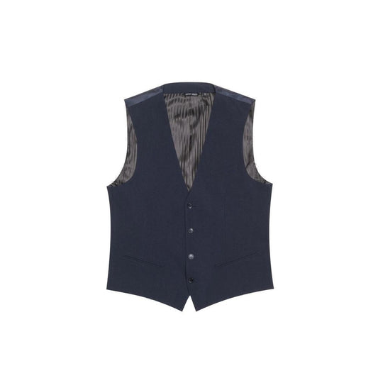 Antony Morato Blue Polyester Waistcoat 1728,71956299936,Antony Morato,Blue,Clothing,IT44 | XS,IT50 | L,IT54 | XXL,Men,New with tags,Suits & Blazers - Clothing,Waistcoats - Suits & Blazers - Clothing