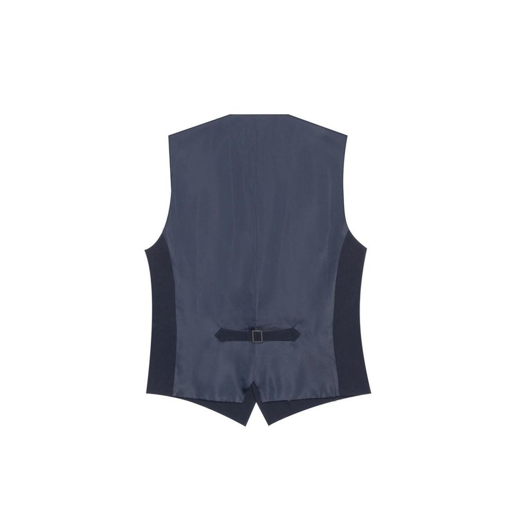 Antony Morato Blue Polyester Waistcoat 1728,71956299936,Antony Morato,Blue,Clothing,IT44 | XS,IT50 | L,IT54 | XXL,Men,New with tags,Suits & Blazers - Clothing,Waistcoats - Suits & Blazers - Clothing