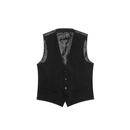 Antony Morato Black Polyester Waistcoat 1728,71956299936,Antony Morato,Black,Clothing,IT44 | XS,IT46 | S,IT52 | XL,Men,New with tags,Suits & Blazers - Clothing,Waistcoats - Suits & Blazers - Clothing
