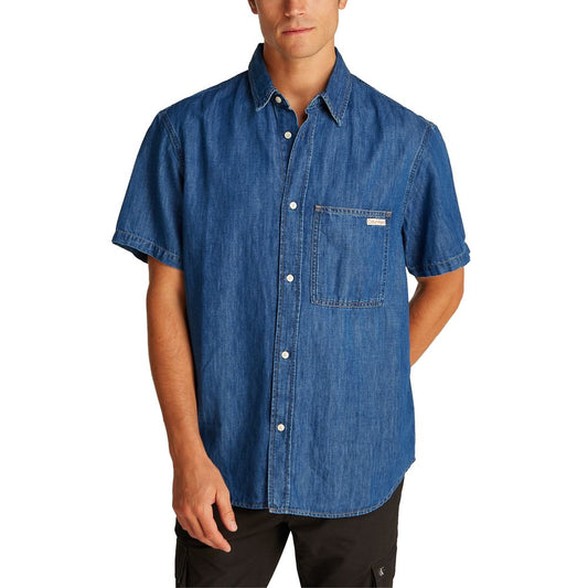 Calvin Klein Jeans Blue Cotton False 1728,71956299936,Blue,Calvin Klein Jeans,Clothing,Denim - Shirts - Clothing,IT46 | M,IT48 | L,Men,New with tags,Shirts - Clothing