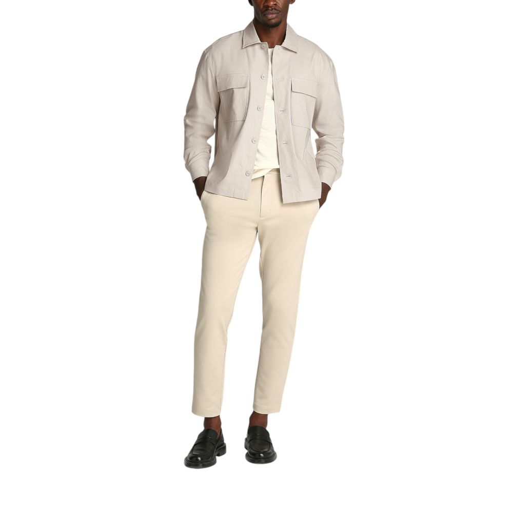 Calvin Klein Beige Lyocell Jackets And Coat