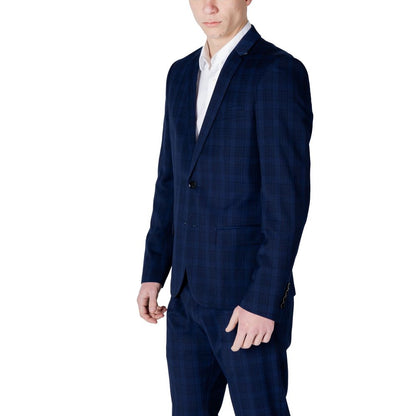 Antony Morato Blue Polyester Blazer 1728,71956299936,Antony Morato,Blazers - Suits & Blazers - Clothing,Blue,Clothing,IT50 | L,IT52 | XL,IT54 | XXL,Men,New with tags,Suits & Blazers - Clothing