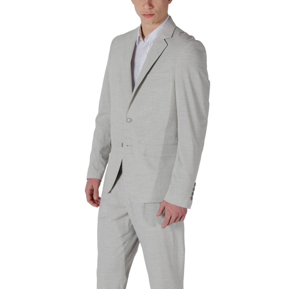 Antony Morato Gray Polyester Blazer 1728,71956299936,Antony Morato,Blazers - Suits & Blazers - Clothing,Clothing,Gray,IT44 | XS,IT54 | XXL,Men,New with tags,Suits & Blazers - Clothing