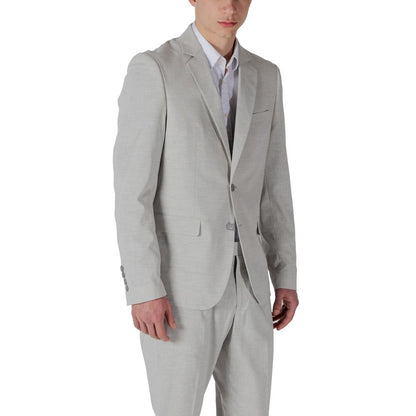 Antony Morato Gray Polyester Blazer 1728,71956299936,Antony Morato,Blazers - Suits & Blazers - Clothing,Clothing,Gray,IT44 | XS,IT54 | XXL,Men,New with tags,Suits & Blazers - Clothing