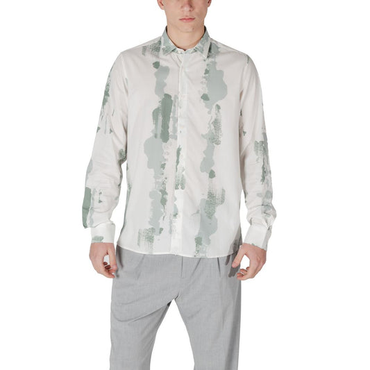 Antony Morato Bicolor Viscose Pattern Shirt 1728,71956299936,Antony Morato,Bicolor,Clothing,IT44 | XS,IT46 | S,IT48 | M,Men,New with tags,Pattern - Shirts - Clothing,Shirts - Clothing