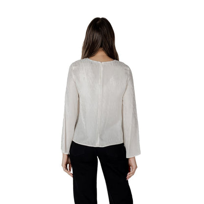 Armani Exchange Cream Viscose Blouse 1728,71956299936,Armani Exchange,Blouses - Shirts - Clothing,Clothing,Cream,IT38|XS,New with tags,Shirts - Clothing,Women