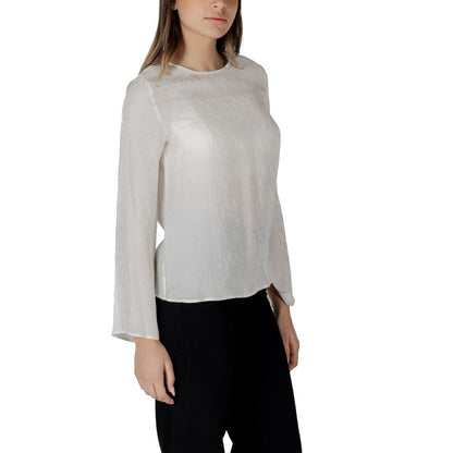Armani Exchange Cream Viscose Blouse 1728,71956299936,Armani Exchange,Blouses - Shirts - Clothing,Clothing,Cream,IT38|XS,New with tags,Shirts - Clothing,Women