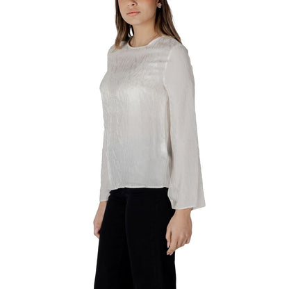 Armani Exchange Cream Viscose Blouse 1728,71956299936,Armani Exchange,Blouses - Shirts - Clothing,Clothing,Cream,IT38|XS,New with tags,Shirts - Clothing,Women