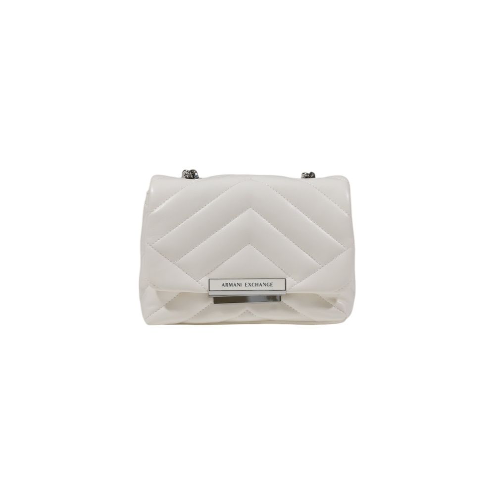 Armani Exchange White Polyester Handbag