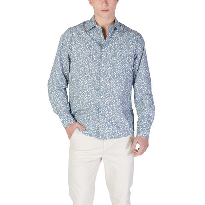 Replay Blue Cotton Pattern Shirt 1728,3XL,71956299936,Blue,Clothing,IT48 | L,Men,New with tags,Pattern - Shirts - Clothing,Replay,Shirts - Clothing