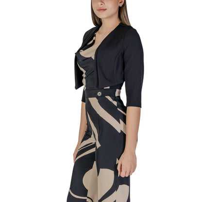 Rinascimento Black Polyester Sleveless Jacket 1728,71956299936,Black,Clothing,IT38|XS,IT44|L,Jackets & Coats - Clothing,New with tags,Rinascimento,Sleveless Jacket - Jackets & Coats - Clothing,Women