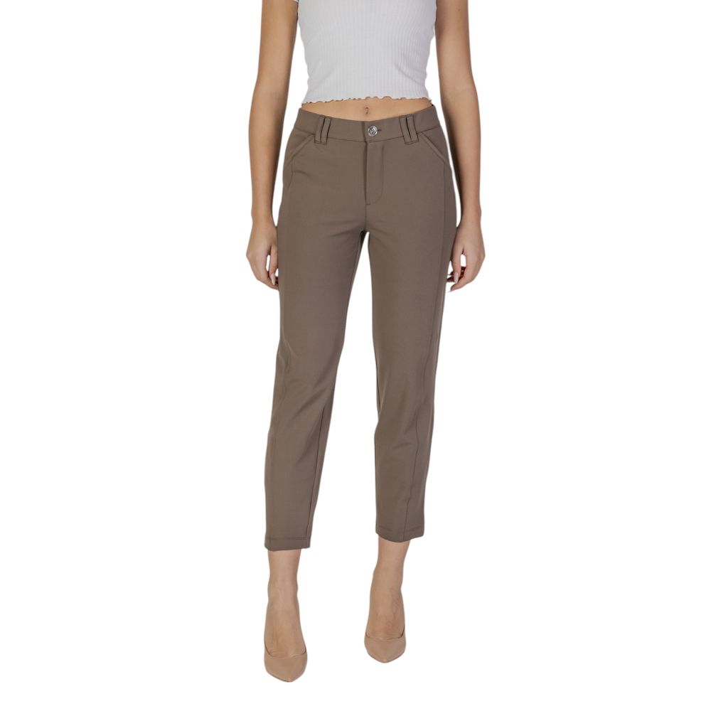 Street One Brown Polyester Casual Pants 1728,71956299936,Brown,Casual Pants - Pants - Clothing,Clothing,New with tags,Pants - Clothing,Street One,W40 | L28,Women