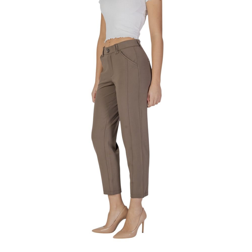 Street One Brown Polyester Casual Pants 1728,71956299936,Brown,Casual Pants - Pants - Clothing,Clothing,New with tags,Pants - Clothing,Street One,W40 | L28,Women