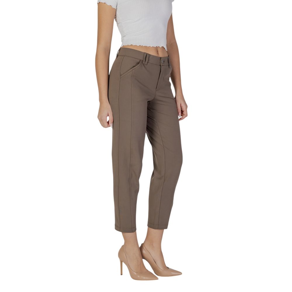 Street One Brown Polyester Casual Pants 1728,71956299936,Brown,Casual Pants - Pants - Clothing,Clothing,New with tags,Pants - Clothing,Street One,W40 | L28,Women