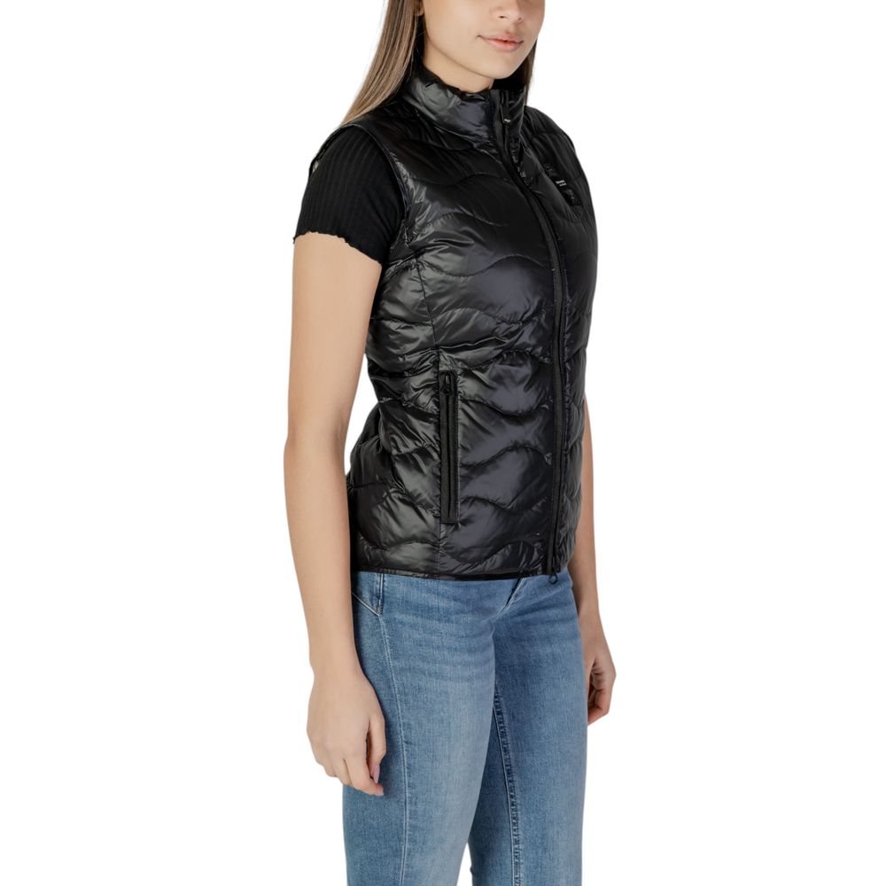 Blauer Black Polyamide Sleveless Jacket 1728,71956299936,Black,Blauer,Clothing,IT38|XS,IT44|L,Jackets & Coats - Clothing,New with tags,Sleveless Jacket - Jackets & Coats - Clothing,Women