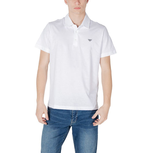 Emporio Armani Underwear White Cotton Polo Shirt 1728,71956299936,Clothing,Emporio Armani Underwear,IT52 | XL,IT54 | XXL,Men,New with tags,Polo Shirts - T-Shirts - Clothing,T-Shirts - Clothing,White