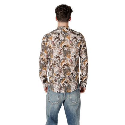 Gianni Lupo White Cotton Pattern Shirt 1728,71956299936,Clothing,Gianni Lupo,IT44 | S,Men,New with tags,Pattern - Shirts - Clothing,Shirts - Clothing,White