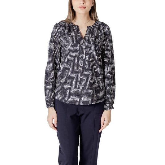 Street One Blue Viscose Blouse Street One