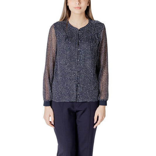 Street One Blue Polyester Blouse Street One