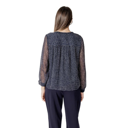 Street One Blue Polyester Blouse
