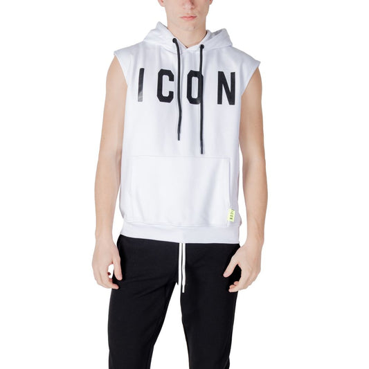 Icon White Cotton Hoodie 1728,71956299936,Clothing,Hoodies - Sweaters - Clothing,Icon,IT42 | XS,IT44 | S,IT46 | M,IT48 | L,Men,New with tags,Sweaters - Clothing,White