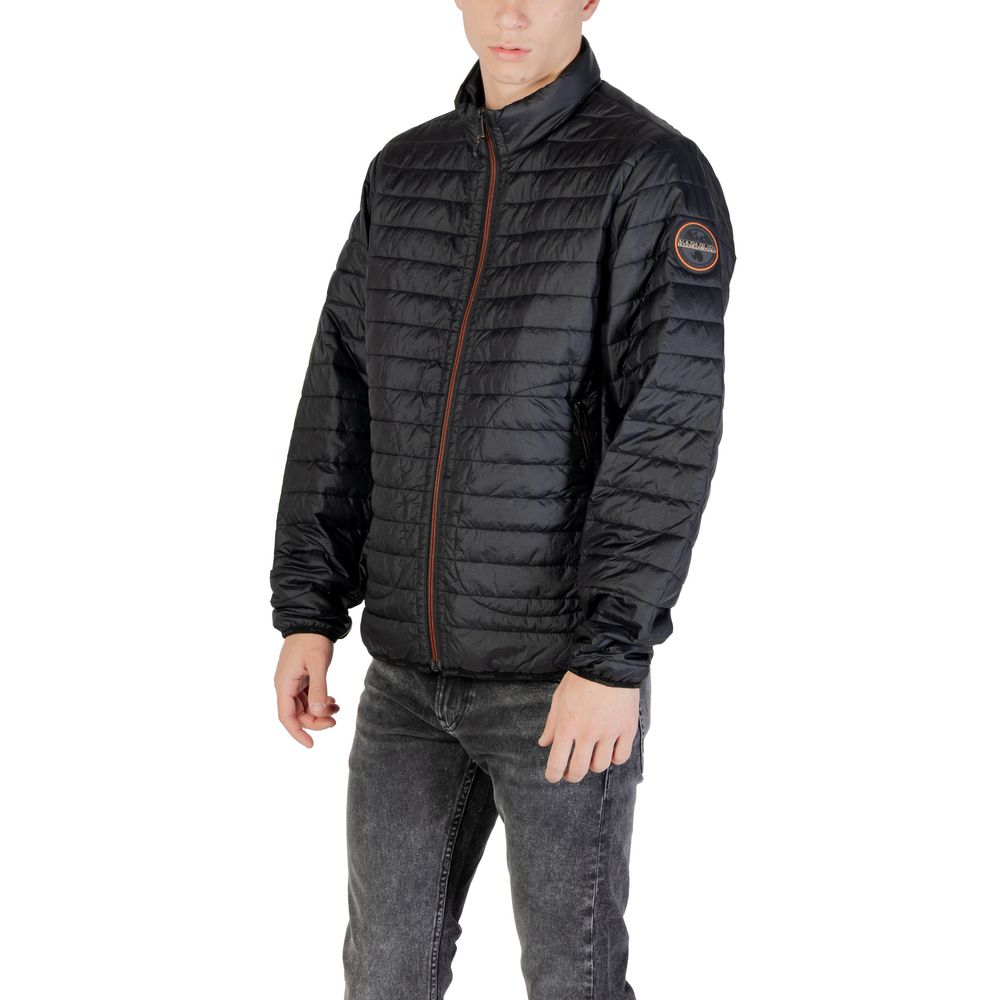 Napapijri Black Polyamide Coat 1728,71956299936,Black,Clothing,Coats - Jackets & Coats - Clothing,IT52 | XL,Jackets & Coats - Clothing,Men,Napapijri,New with tags