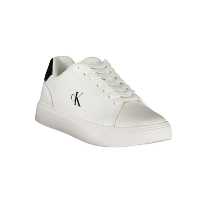 Calvin Klein Bianco Polyurethane Men Sneaker