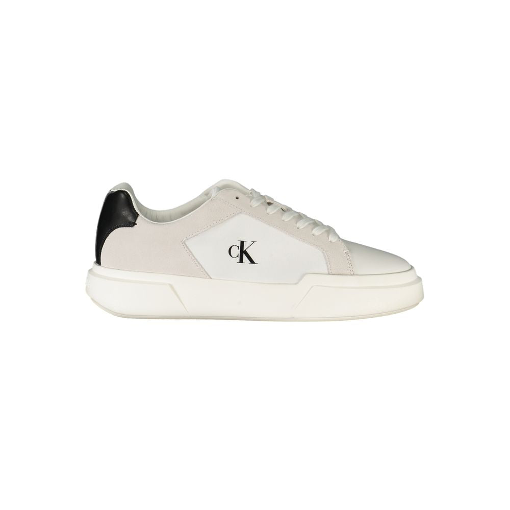 Calvin Klein Bianco Leather Men Sneaker