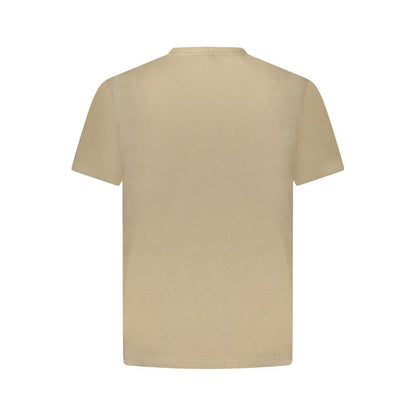 Napapijri Marrone Cotton Mens T-Shirt