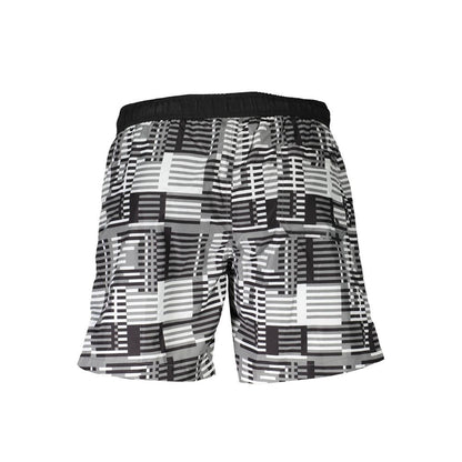 Karl Lagerfeld Nero Polyester Men's Swim Boxer