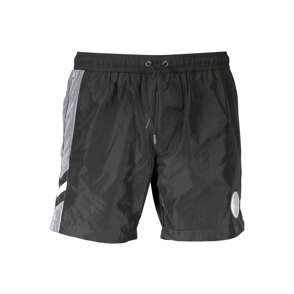 Karl Lagerfeld Black Polyester Shorts