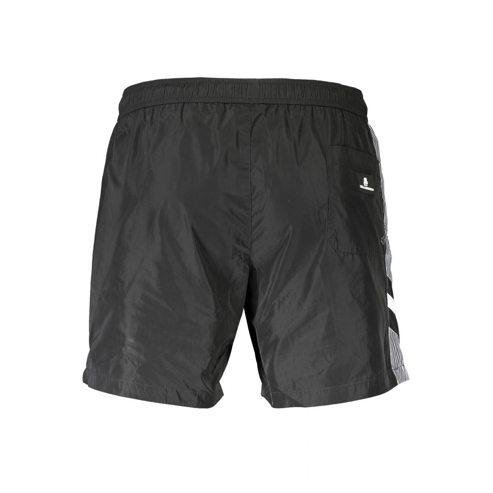 Karl Lagerfeld Black Polyester Shorts