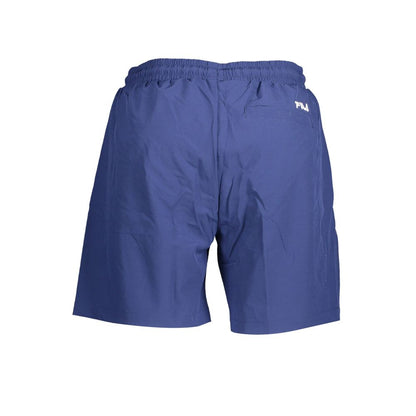 Fila Blu Polyester Men's Swim Trunk