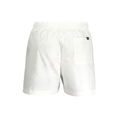 Calvin Klein White Polyester Men's Swim Boxer