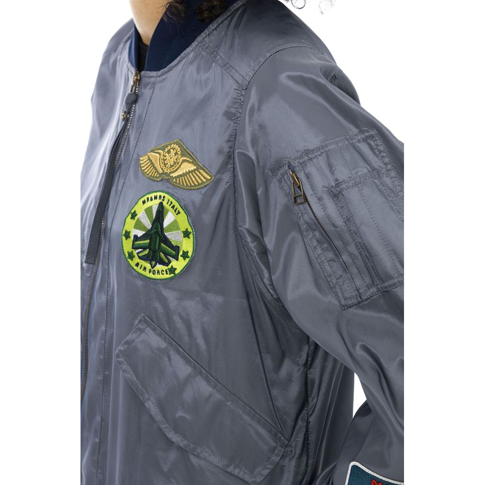 Mr&Mrs Italy Light Blue Polyamide Women Jacket