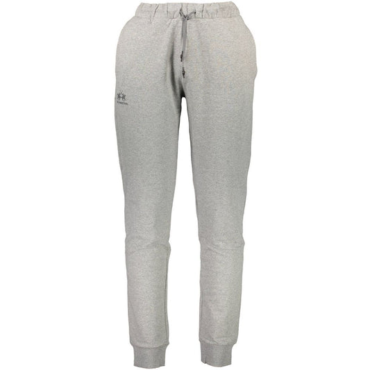La Martina Gray Cotton Joggers (Workout Pants)
