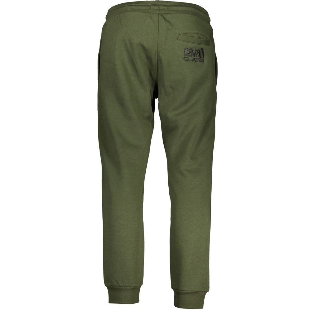 Cavalli Class Verde Polyester Men's Sweatpant