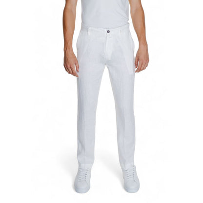 Borghese White Linen Casual Pants 1728,71956299936,Borghese,Casual Pants - Pants - Clothing,Clothing,IT50 | L,IT54 | XXL,Men,New with tags,Pants - Clothing,White