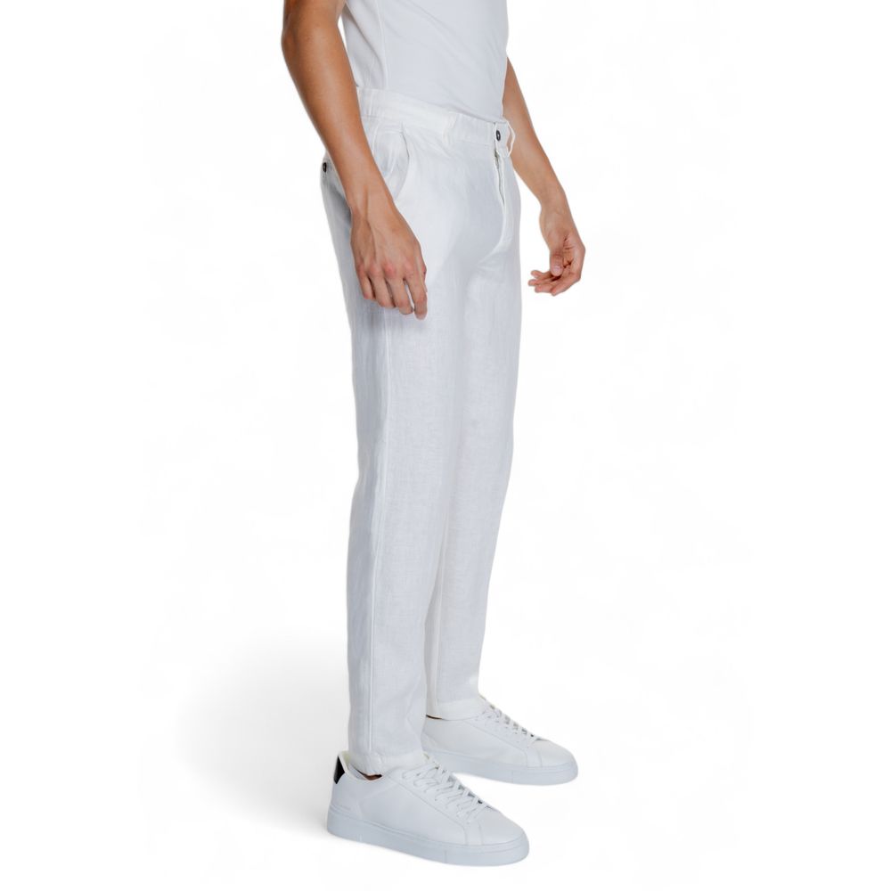 Borghese White Linen Casual Pants 1728,71956299936,Borghese,Casual Pants - Pants - Clothing,Clothing,IT50 | L,IT54 | XXL,Men,New with tags,Pants - Clothing,White